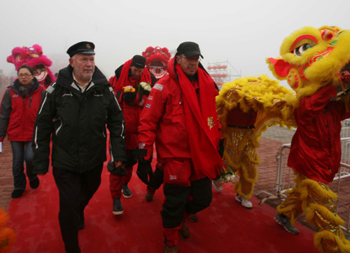 Team Finland arrives in Qingdao