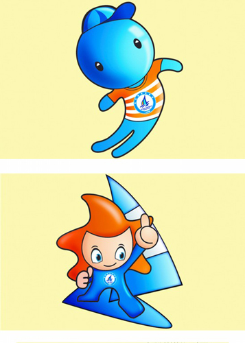 Mascots for Qingdao International Sailing Week released