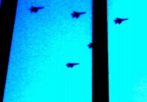 Local residents of Qingdao witnessed air drill