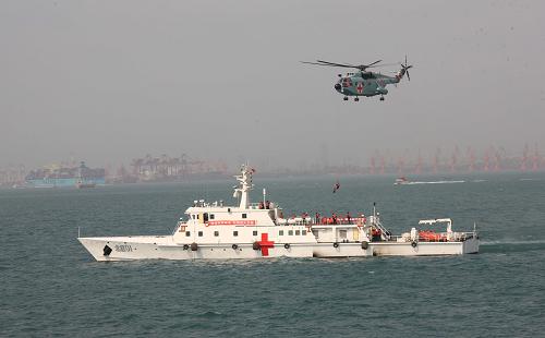 China completes marine medical rescue exercise