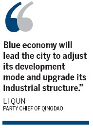 'Blue economy' key to Qingdao's future