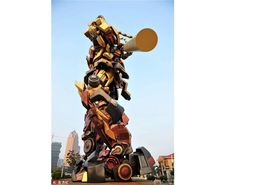 Robot Monkey King takes over Qingdao