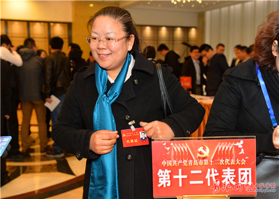 In pics: delegates arrive for Qingdao's 12th Party congress