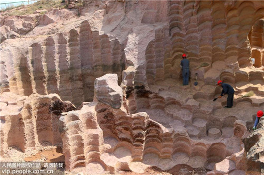 600-year-old stone pits discovered in Qingdao