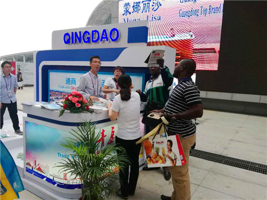 Qingdao public exhibition makes gain at Canton Fair