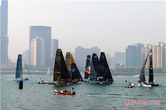 In pics: fast and furious in Fushan Bay