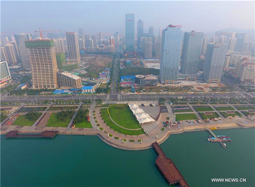 Development of China's costal city Qingdao in photos