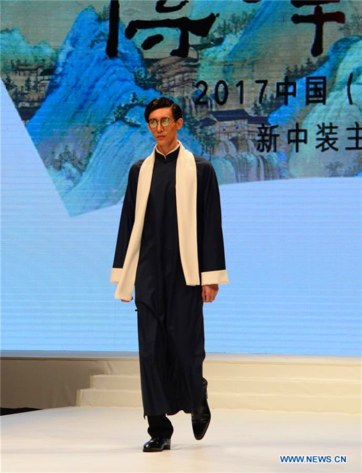 Chinese style fashion staged at China (Qingdao) Intl Fashion Week