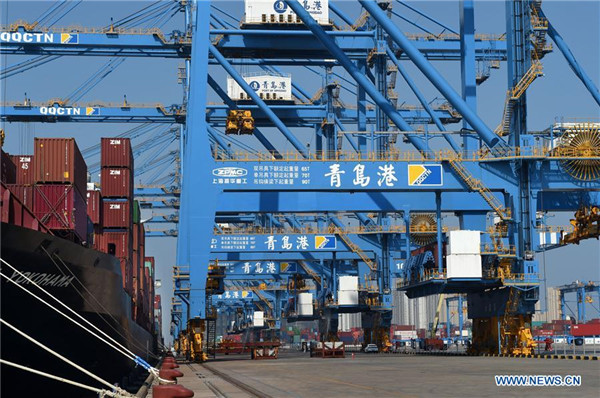 Automated port terminal in Qingdao handles 790,000 TEUs within first year