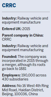 Rail giant on track for UK business